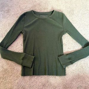 Cute long sleeve ribbed tee from Aerie